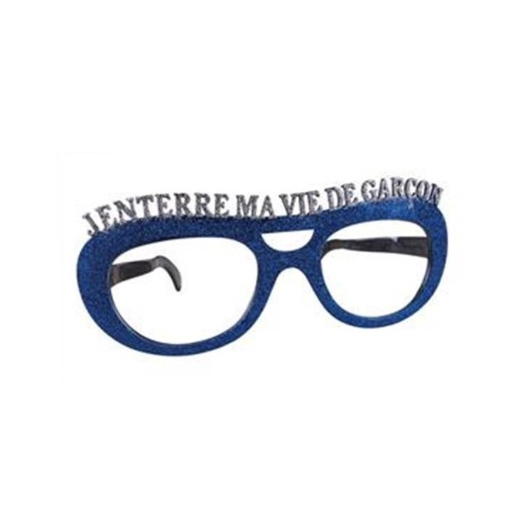 Lunette à paillettes "j'enterre ma vie de "Jeune Fille" ou "Jeune garçon"  EVJF - EVG