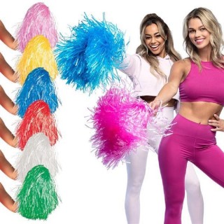 Pompon en raphia - pom-pom  Girl- Cheer Balls pour cheerleader (la pièce)