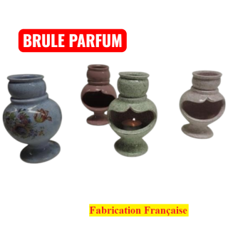 Brule parfums sur pied (céramique)(Fabrication artisanale d'Ardèche)