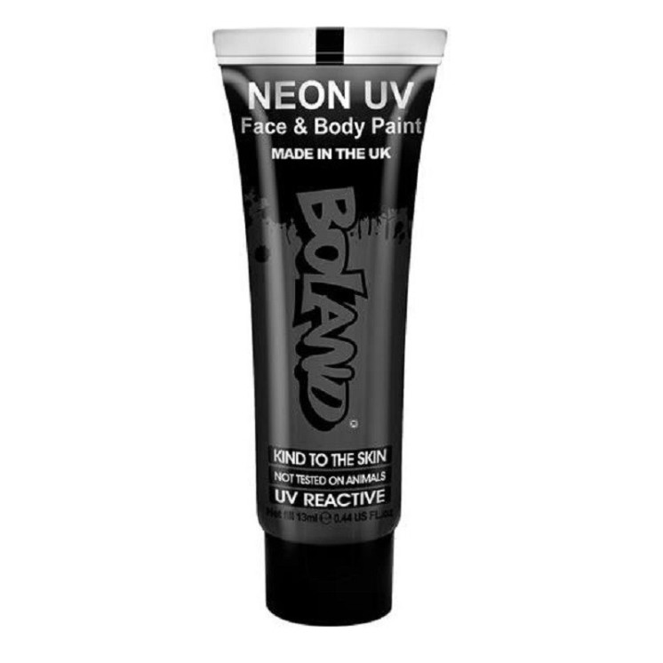 Tube de fard a maquillage Neon UV peinture visage & corps 10ml