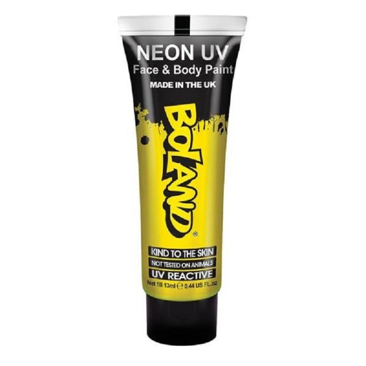 Tube de fard a maquillage Neon UV peinture visage & corps 10ml