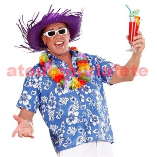 Chapeau Caribbean en paille de couleur Violette