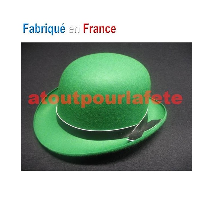 Chapeau Melon couleur enfant avec ruban