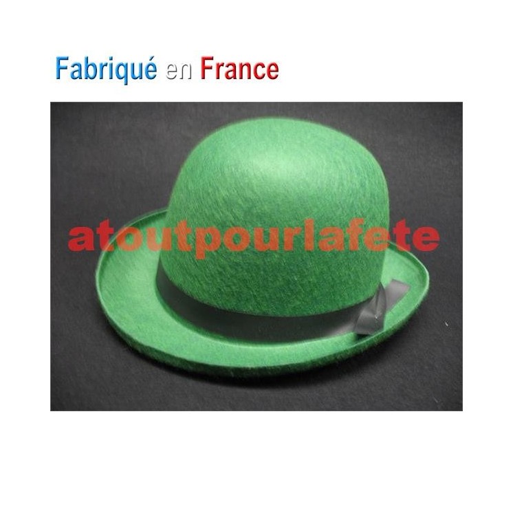 Chapeau Melon couleur enfant avec ruban