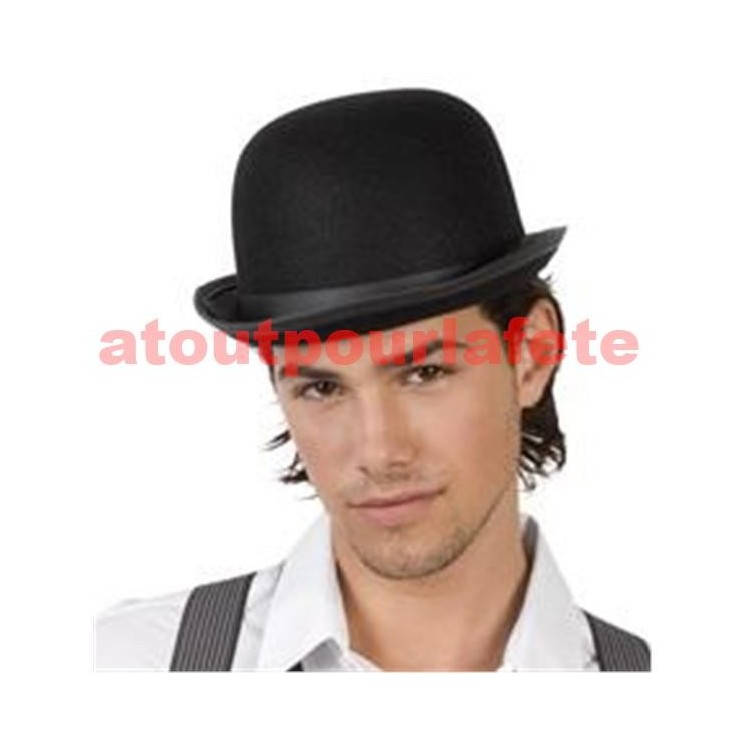 Chapeau Melon couleur enfant avec ruban