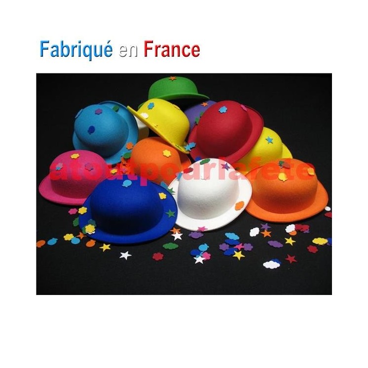 Lot 24 Chapeaux Melon - Gouter d'Enfants - Anniversaire