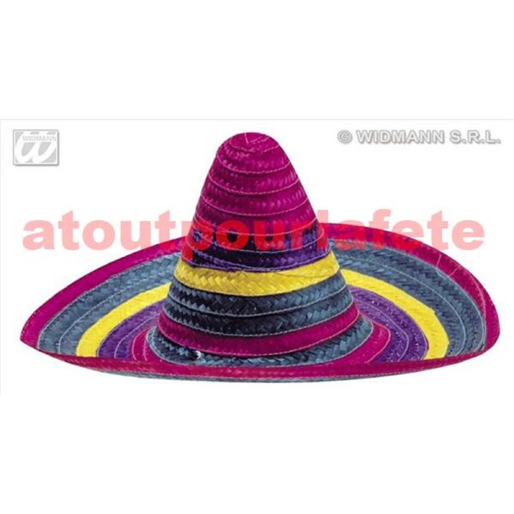 Sombrero Méxicain, chapeau en paille