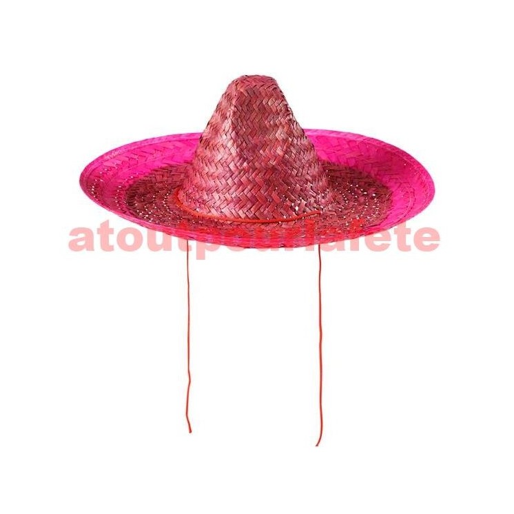 Sombrero mexicain couleur (48cms)