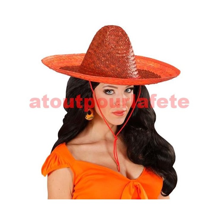 Sombrero mexicain couleur (48cms)