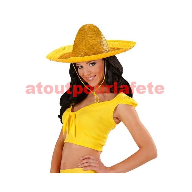 Sombrero mexicain couleur (48cms)