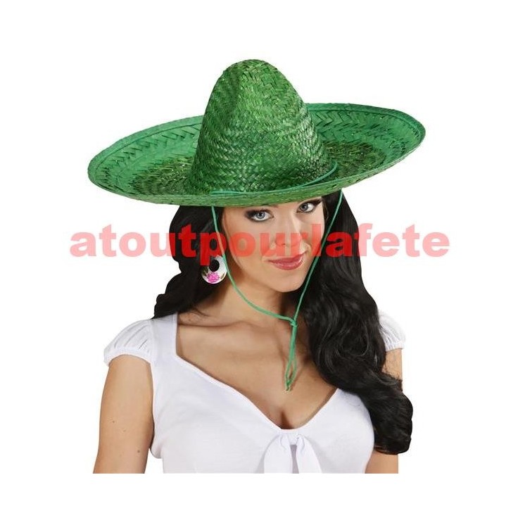 Sombrero mexicain couleur (48cms)