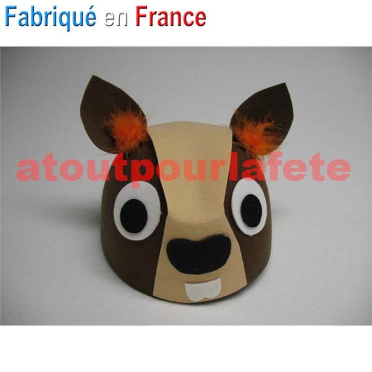 Chapeau - coiffe Ecureuil