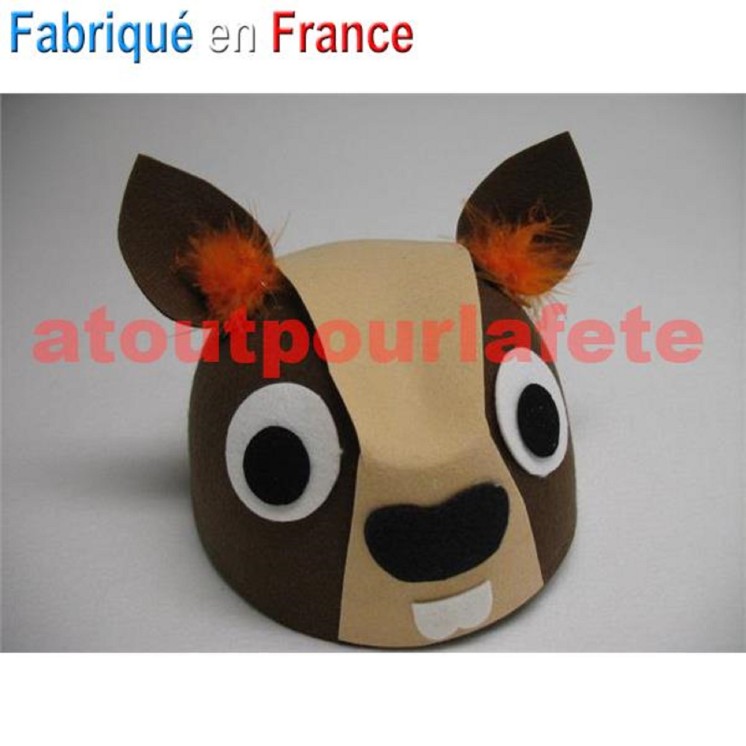 Chapeau - coiffe Ecureuil