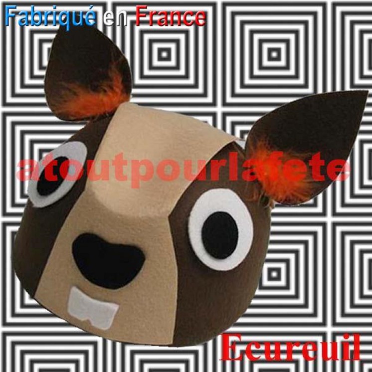 Chapeau - coiffe Ecureuil
