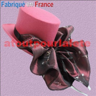 Chapeau Haut de Forme Sissi, Cavalière, Amazone, Belle Epoque