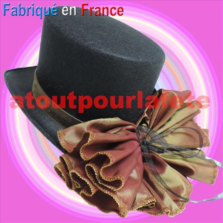 Chapeau Haut de Forme Sissi, Cavalière, Amazone, Belle Epoque