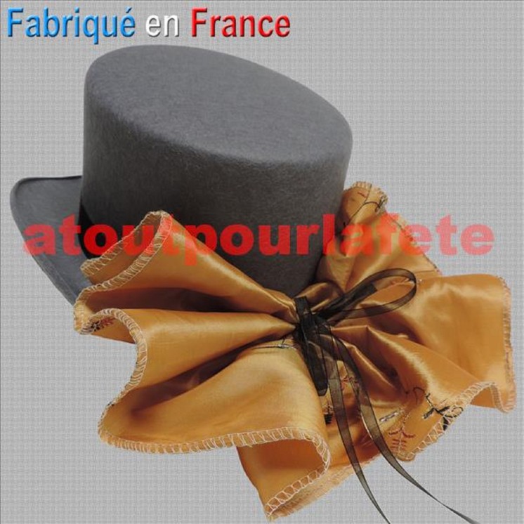 Chapeau Haut de Forme Sissi, Cavalière, Amazone, Belle Epoque