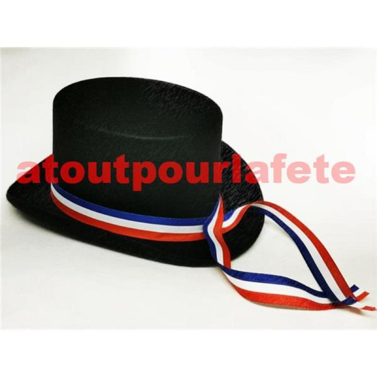 Chapeau Haut de Forme Gibus conscrit Centenaire
