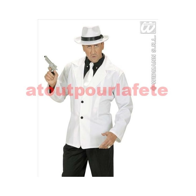 Cravate Blanche satinée
