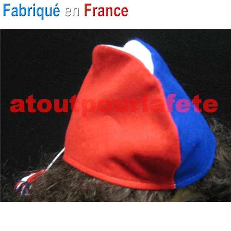 Chapeau, Calot de Conscrit  Tricolore pour Classards, Vagues,