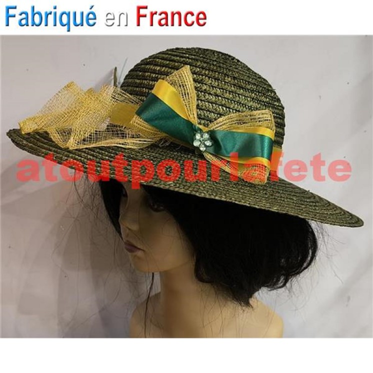Chapeau Sainte Catherine "Lola" (paille)