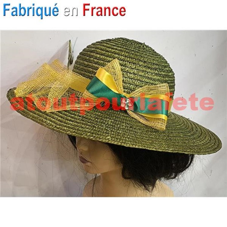 Chapeau Sainte Catherine "Lola" (paille)