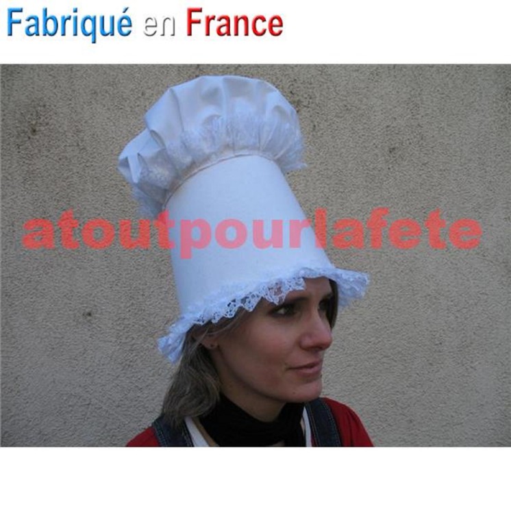 Chapeau de Normande, coiffe (Tissu/Feutre)