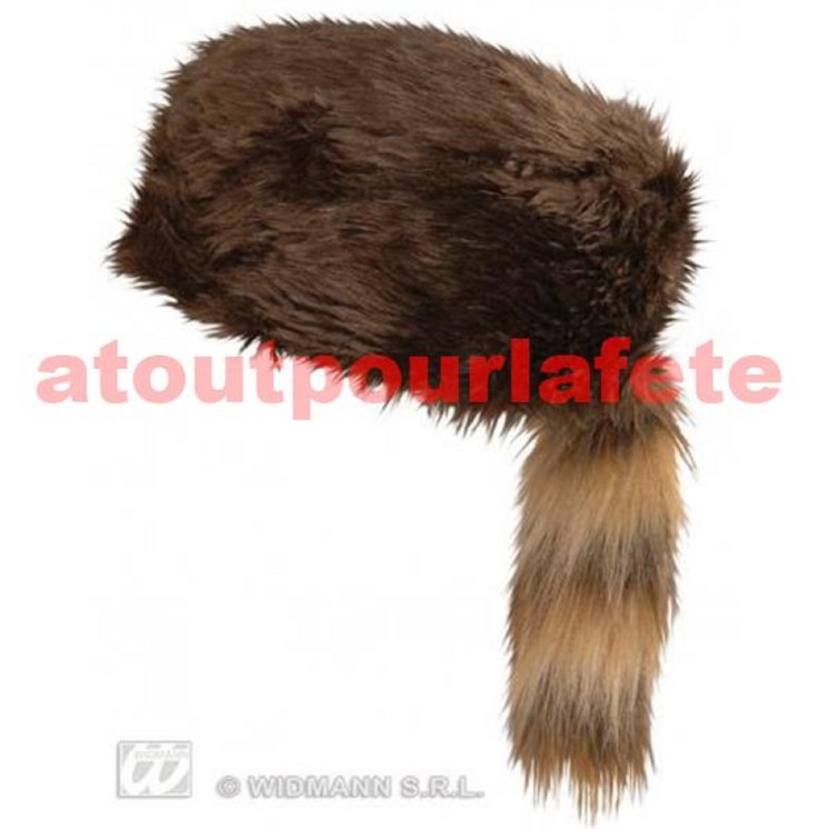 Toque de Davy Crocket, Chapeau, coiffe,