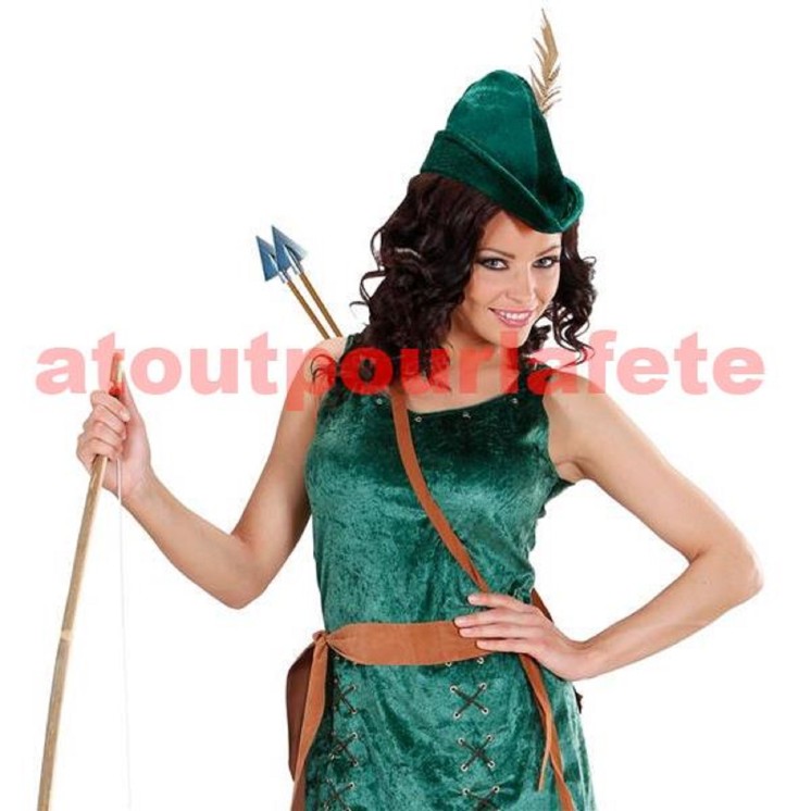Chapeau coiffe de Robin des bois, Prince des voleurs