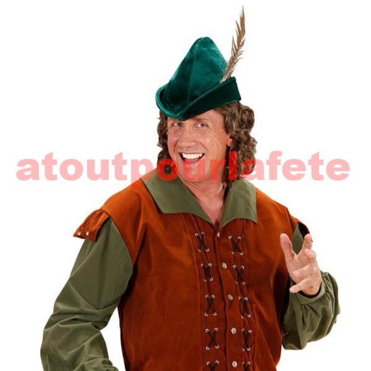Chapeau coiffe de Robin des bois, Prince des voleurs