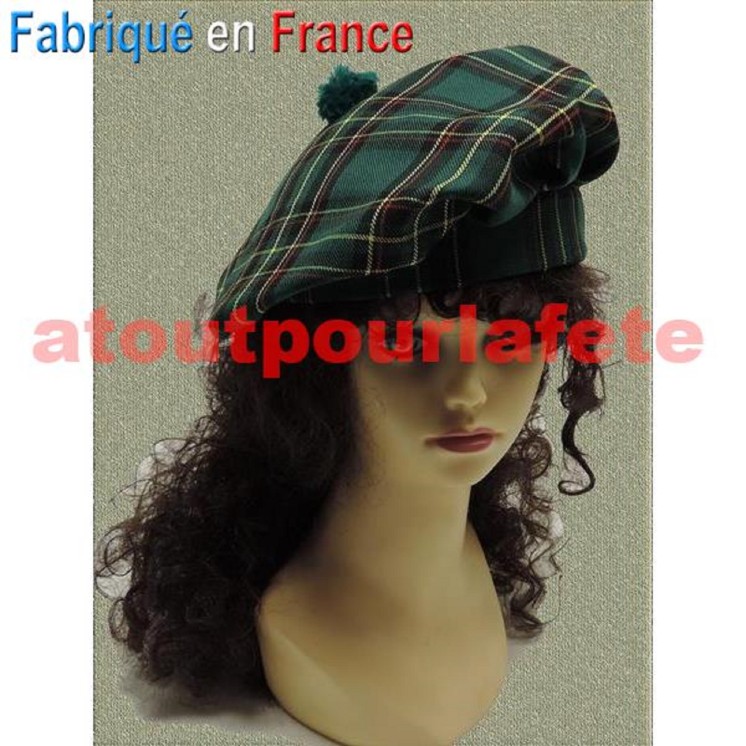 beret ecossais chapeau saint patrick deguisement