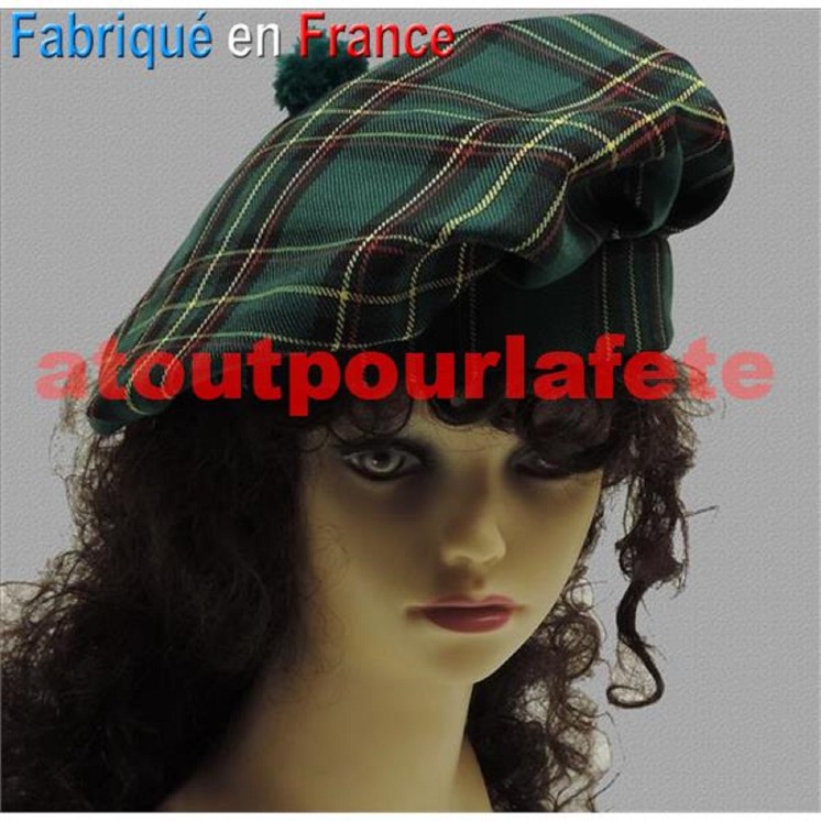 beret ecossais chapeau saint patrick deguisement