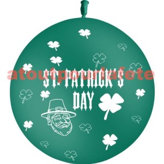 Pochette de 1 Ballon géant 80cm "St Patrick"