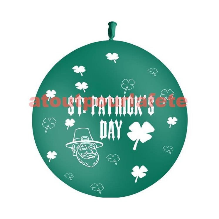 Pochette de 1 Ballon géant 80cm "St Patrick"