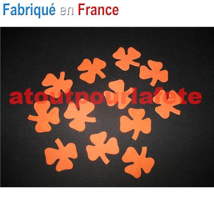 Sachet de 12 motifs Trefle en feutre, Décoration St Patrick,