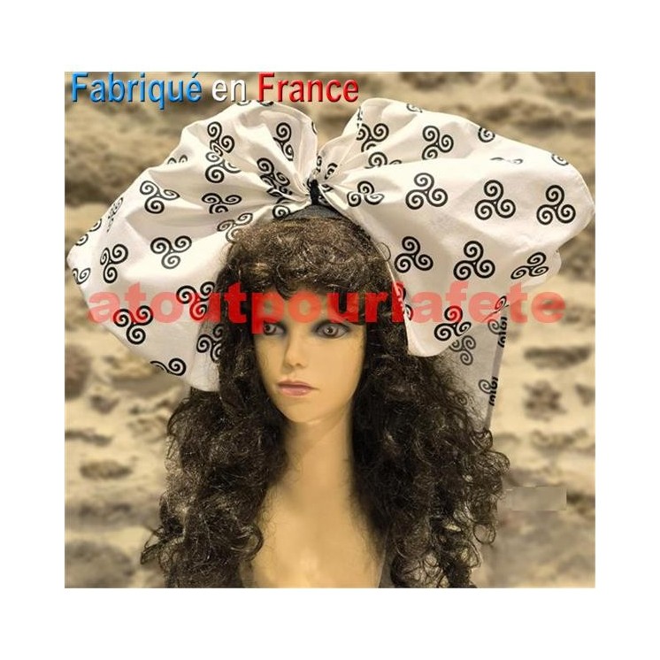 Coiffe Alsacienne Blanche a Triskells... ou Coiffe Alsacienne Noire a Triskells et Hermines