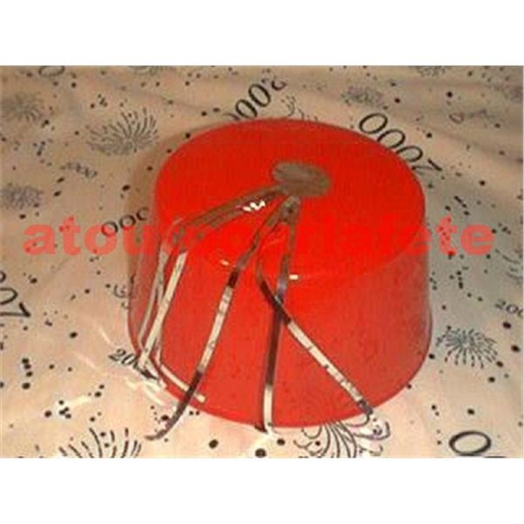 Chapeau Tarbouche, Chechia, Fez  1er prix (plastique)