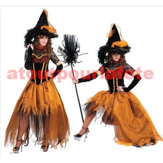 Déguisement de Sorcière d'Halloween (taille36/38)
