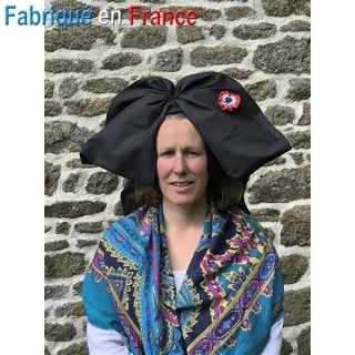 Coiffe Alsacienne luxe avec Cocarde tricolore