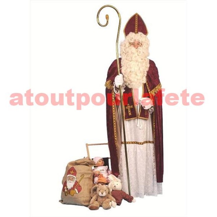 Déguisement de Saint Nicolas 5 pièces