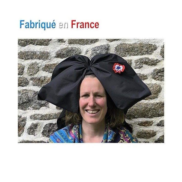 Coiffe Alsacienne luxe avec Cocarde tricolore