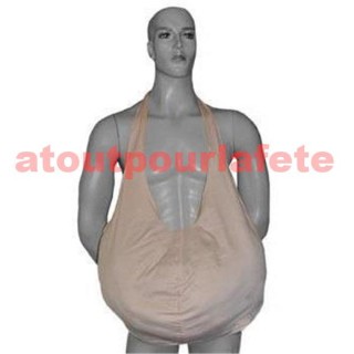 Postiche Gros ventre, Zézette, Cuisinier, Père noel, Grand Père, Bedonnant, Leprechaun, Nain,