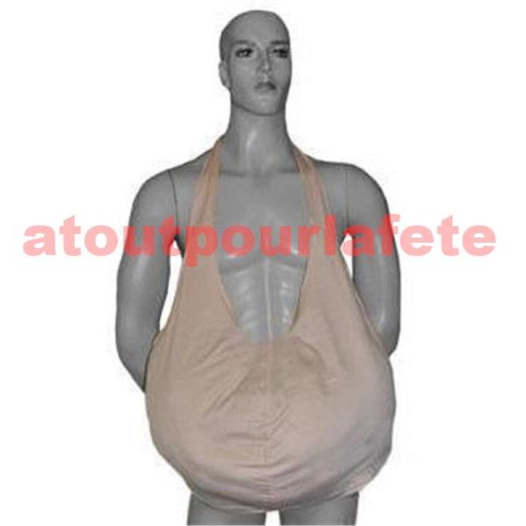 Postiche Gros ventre, Zézette, Cuisinier, Père noel, Grand Père, Bedonnant, Leprechaun, Nain,