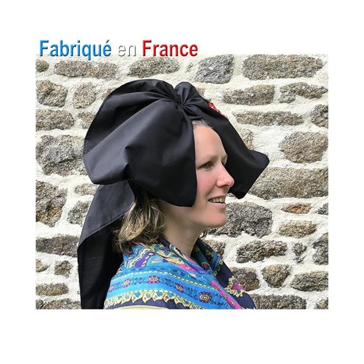 Coiffe Alsacienne luxe avec Cocarde tricolore
