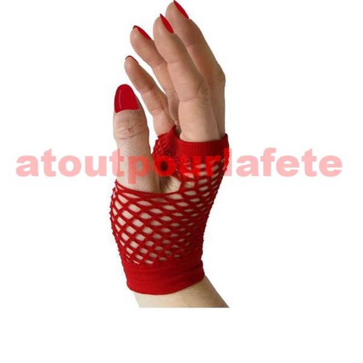 Gants Mitaine courts resille (la paire)