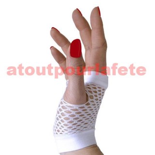 Gants Mitaine courts resille (la paire)