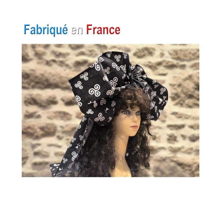Coiffe Alsacienne Blanche a Triskells... ou Coiffe Alsacienne Noire a Triskells et Hermines