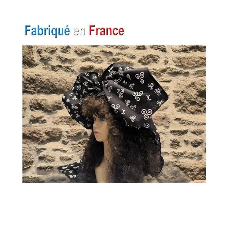 Coiffe Alsacienne Blanche a Triskells... ou Coiffe Alsacienne Noire a Triskells et Hermines