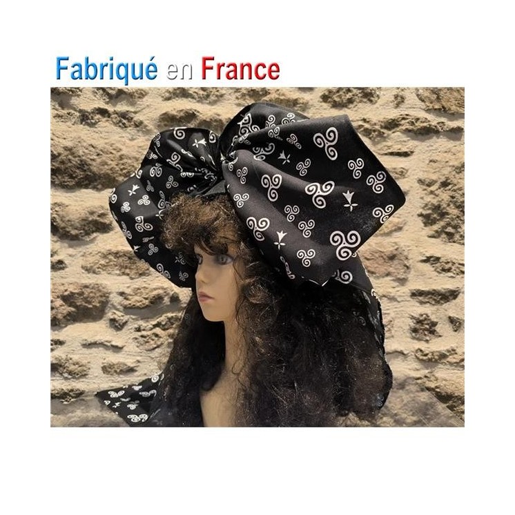 Coiffe Alsacienne Blanche a Triskells... ou Coiffe Alsacienne Noire a Triskells et Hermines
