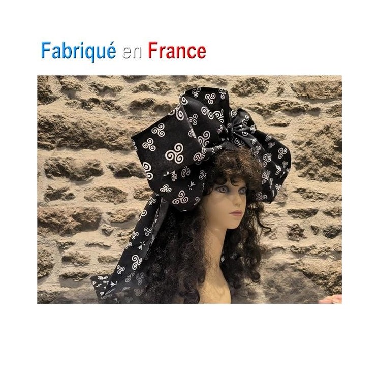 Coiffe Alsacienne Blanche a Triskells... ou Coiffe Alsacienne Noire a Triskells et Hermines